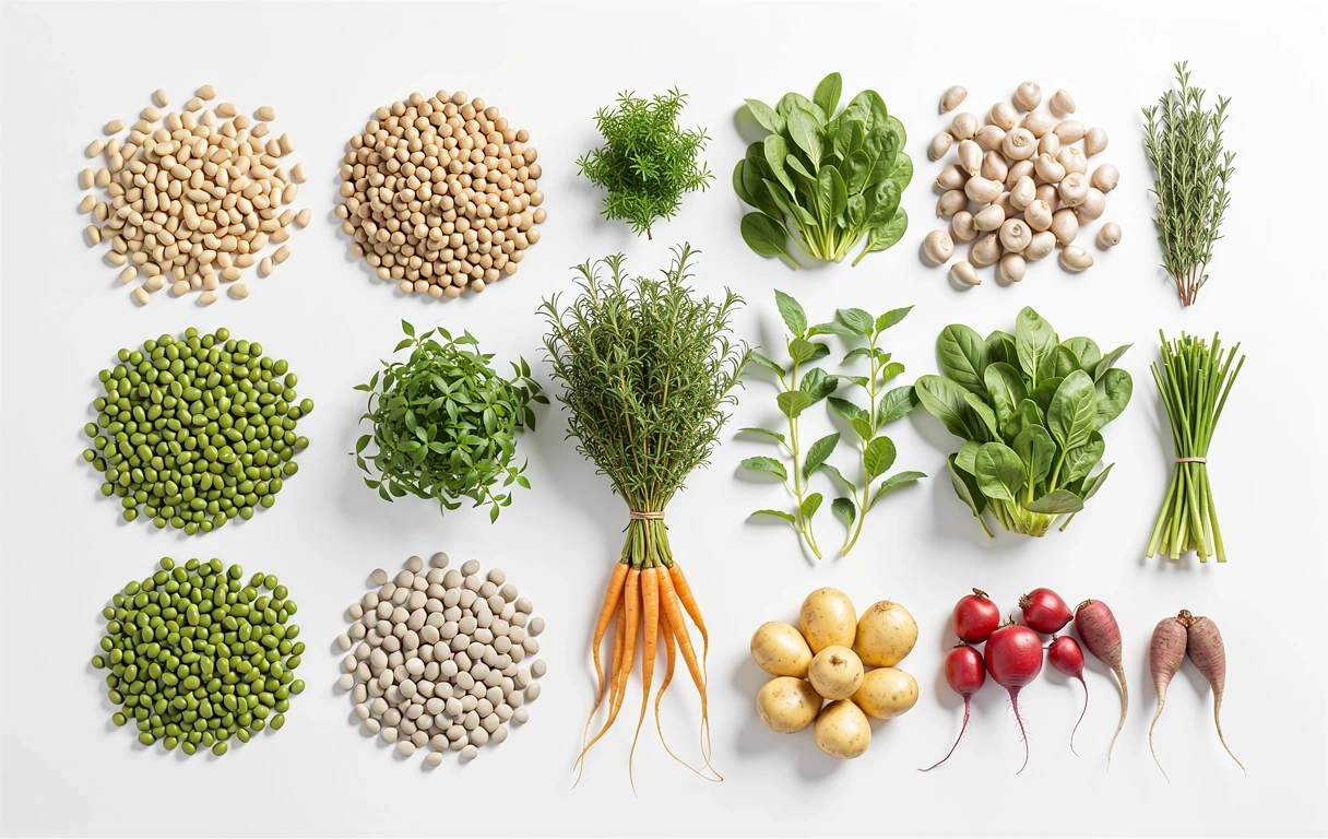 Moderne Ernährungsumgebung mit Fokus auf frische Zutaten